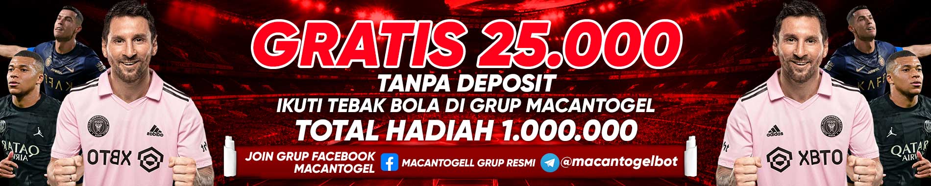 EVENT GRATIS FREEBET 25RB TEBAK SKOR